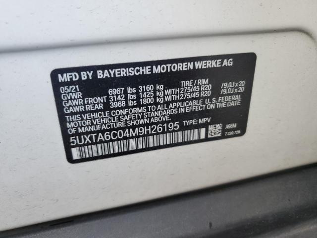 5UXTA6C04M9H26195 BMW X5 Xdrive45e