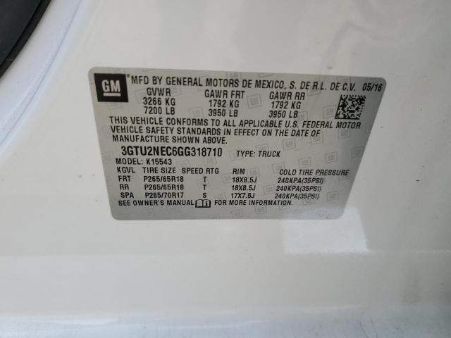 3GTU2NEC6GG318710 GMC Sierra K1500 Slt