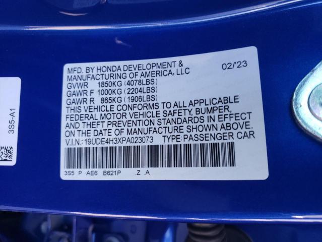 19UDE4H3XPA023073 Acura Integra A-spec