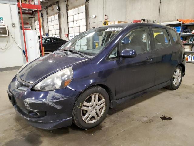 JHMGD37658S013131, 2008 Honda Fit Sport on Copart