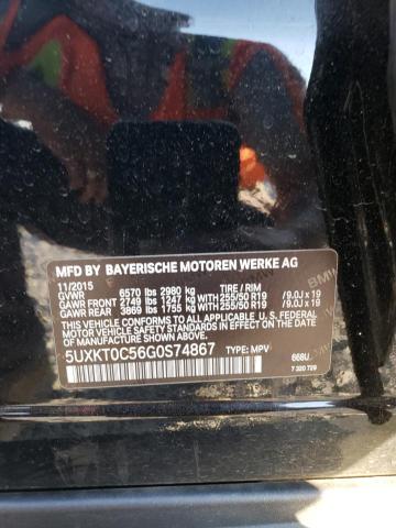 5UXKT0C56G0S74867 BMW X5 Xdr40e