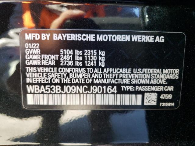 WBA53BJ09NCJ90164 BMW 540 I