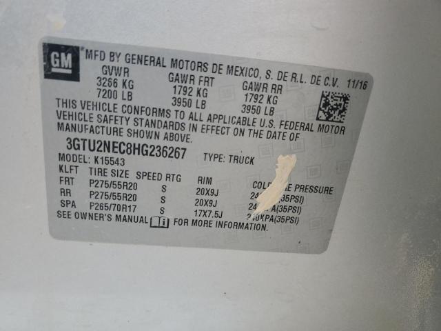 3GTU2NEC8HG236267 GMC Sierra K1500 Slt