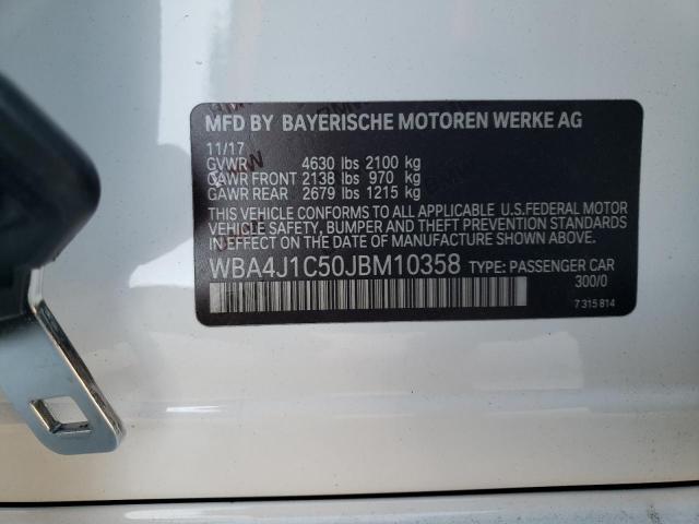 WBA4J1C50JBM10358 BMW 430i Gran Coupe