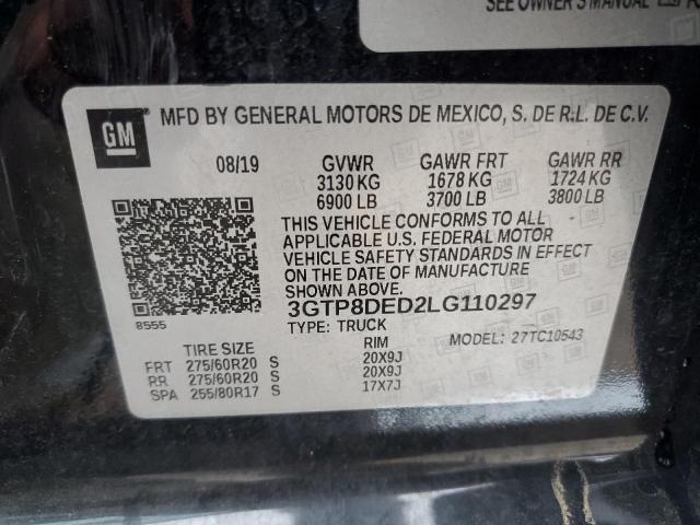 3GTP8DED2LG110297 GMC Sierra C1500 Slt