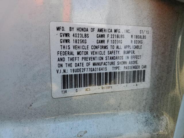 19UDE2F77GA016415 Acura Ilx Premium