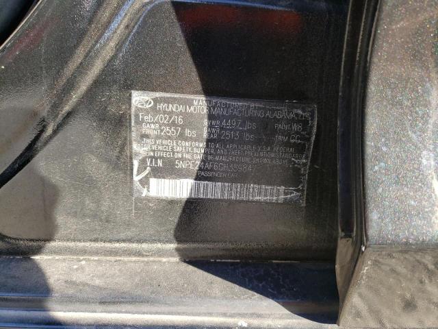 5NPE24AF6GH389847 Hyundai SONATA SE