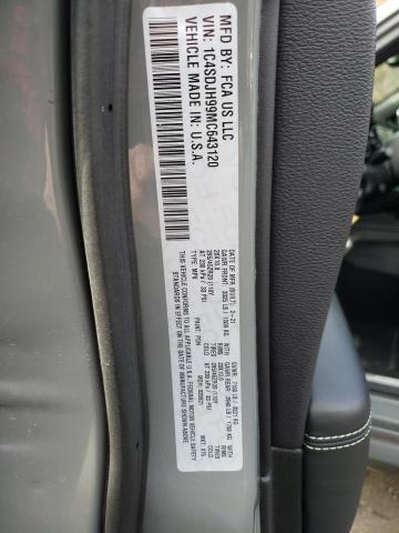 1C4SDJH99MC643120 Dodge Durango Srt Hellcat