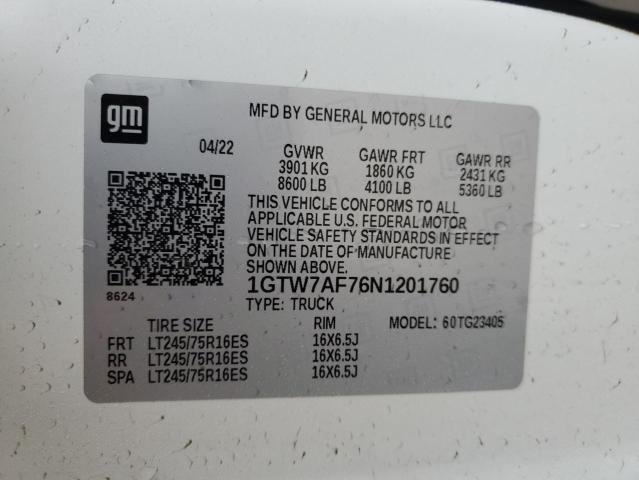 1GTW7AF76N1201760 GMC Savana G2500