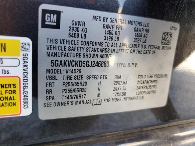 5GAKVCKD5GJ246883 Buick Enclave