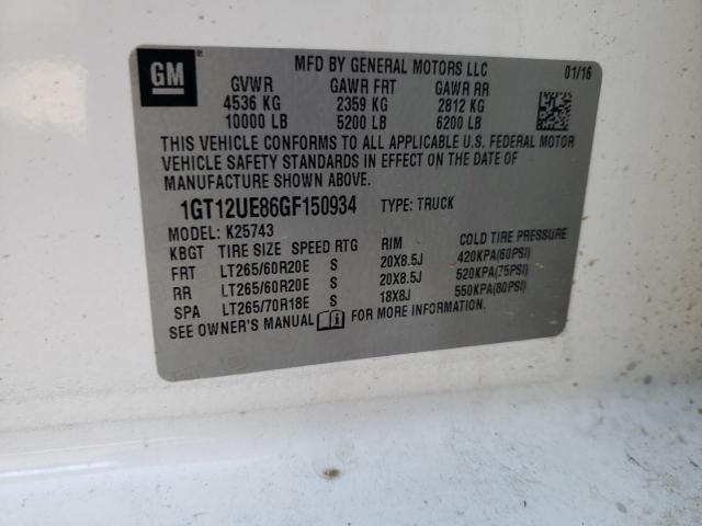 1GT12UE86GF150934 GMC Sierra K2500 Denali