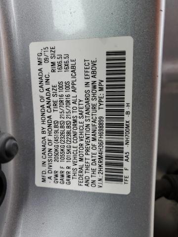 2HKRM4H36FH698899 Honda CR-V LX