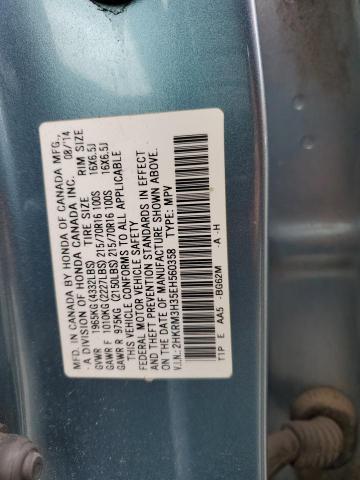 2HKRM3H35EH560358 Honda CR-V LX