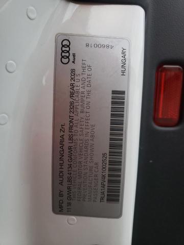 TRUA1AFV4K1002525 Audi TTS