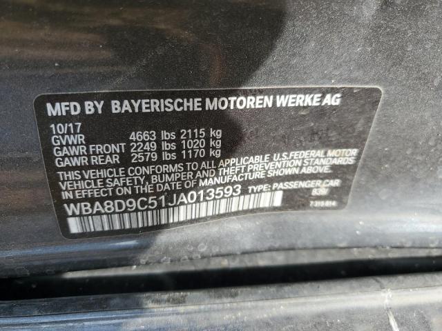 WBA8D9C51JA013593 BMW 330 XI