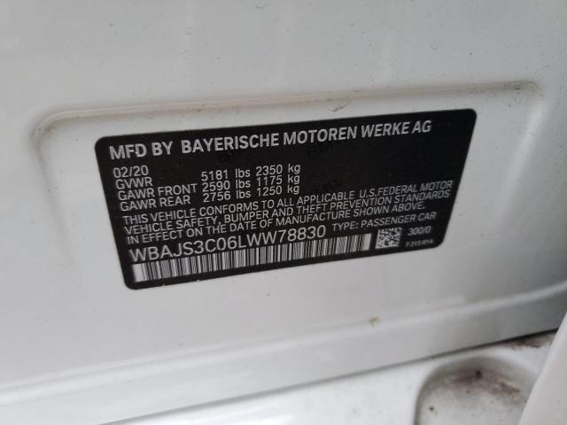 WBAJS3C06LWW78830 BMW 540 XI