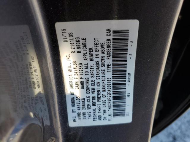 1HGCR6F55FA006163 Honda Accord Hybrid Exl