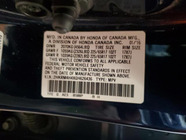 2HKRM4H4XGH626436 Honda CR-V SE