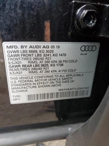 WA1VAAF71JD047393 Audi Q7 Prestige