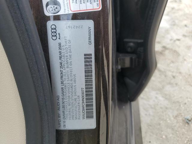 WAUC8AFC3HN003077 Audi A6 PREMIUM