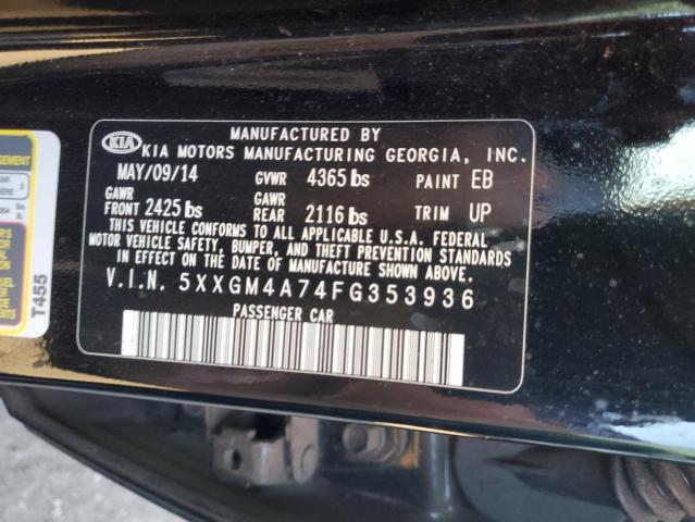 5XXGM4A74FG353936 KIA Optima Lx