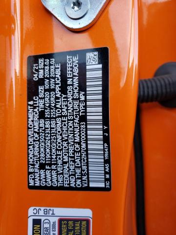 5J8TC2H70MY000283 Acura Rdx Advance