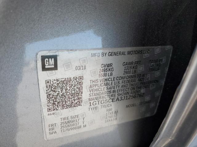 1GTG5CEA3J1256762 GMC CANYON SLE