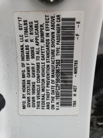19XFC2F58HE067593 Honda Civic Lx