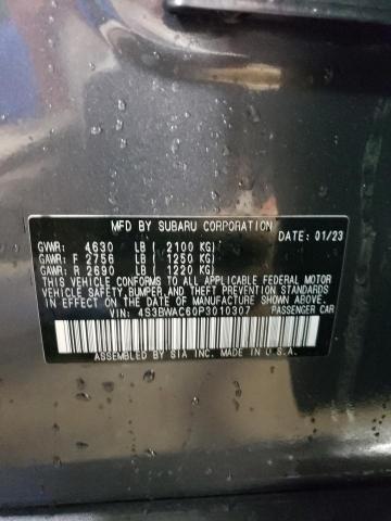 4S3BWAC60P3010307 Subaru Legacy Premium
