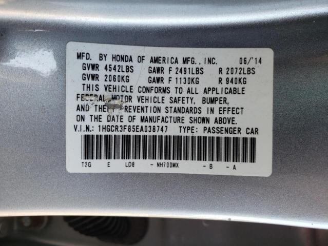 1HGCR3F85EA038747 Honda ACCORD EXL