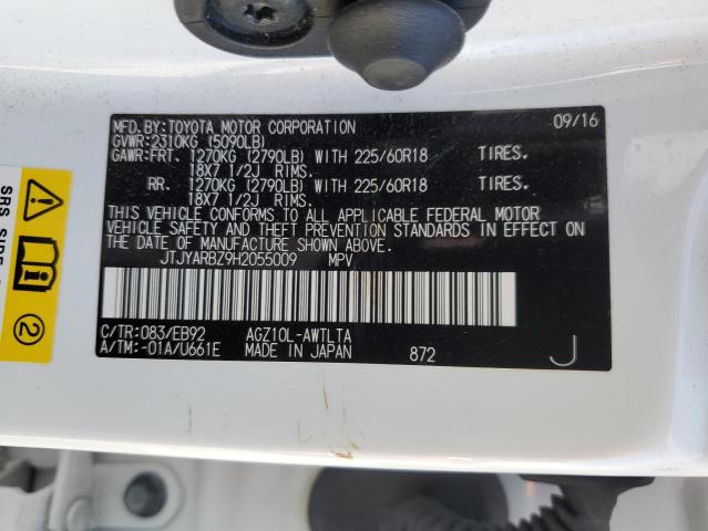 JTJYARBZ9H2055009 Lexus Nx 200t Base