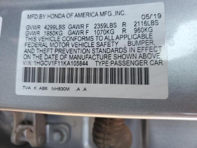1HGCV1F11KA105844 Honda ACCORD LX