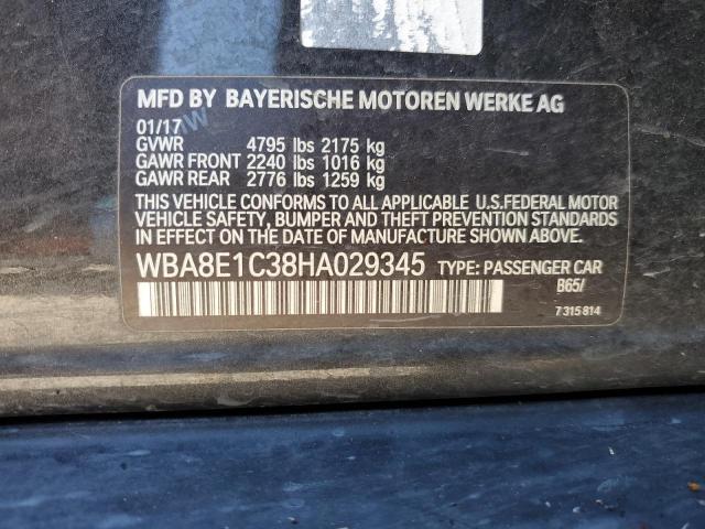 WBA8E1C38HA029345 BMW 330e