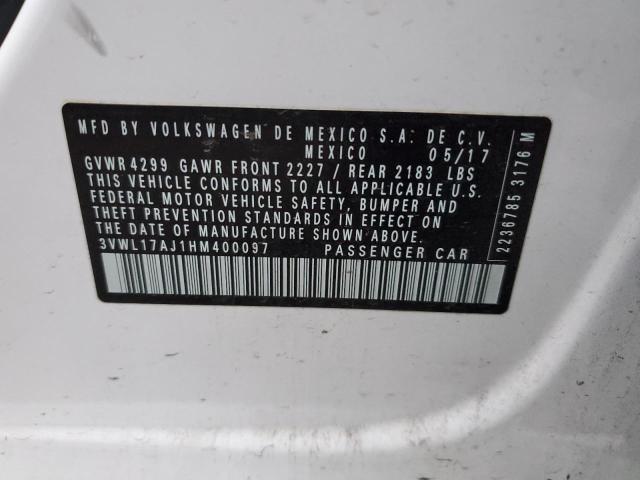 3VWL17AJ1HM400097 Volkswagen JETTA SEL