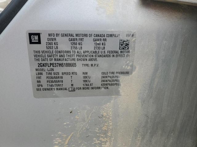2GKFLPE37H6188665 GMC Terrain Slt
