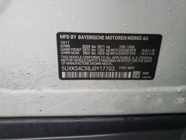5UXKS4C56J0Y17703 BMW X5 Xdrive35d