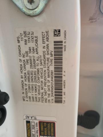 2HKRW5H31JH402681 Honda CR-V LX
