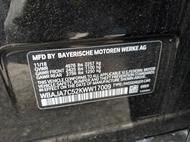 WBAJA7C52KWW17009 BMW 530 XI