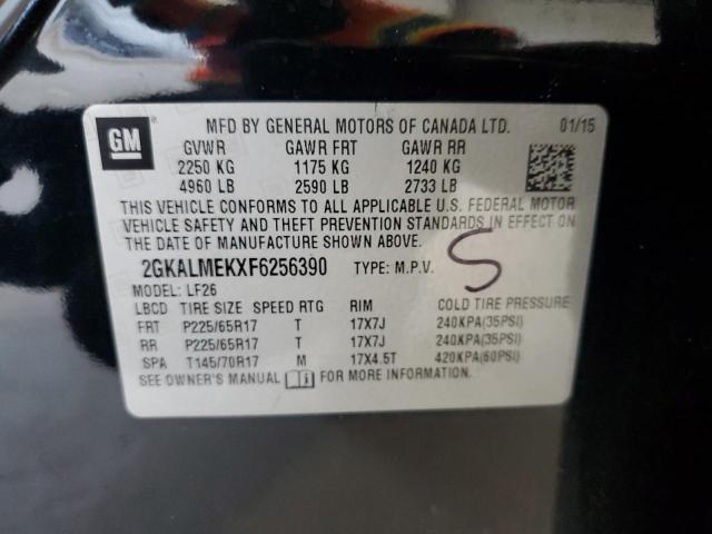 2GKALMEKXF6256390 GMC Terrain Sle