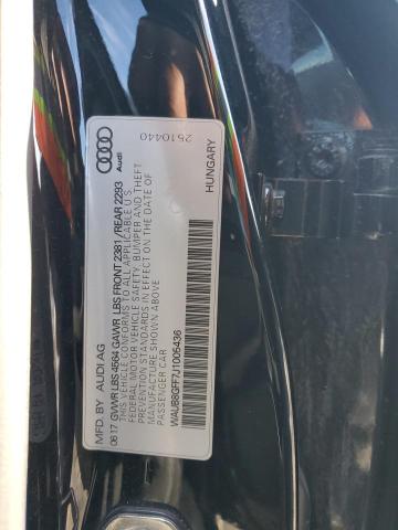 WAUB8GFF7J1005436 Audi A3 PREMIUM