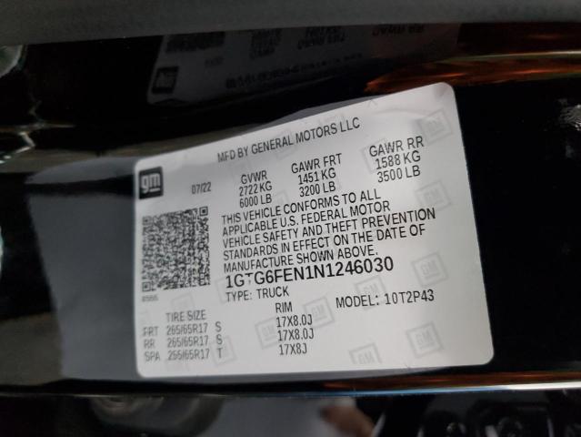 1GTG6FEN1N1246030 GMC Canyon At4