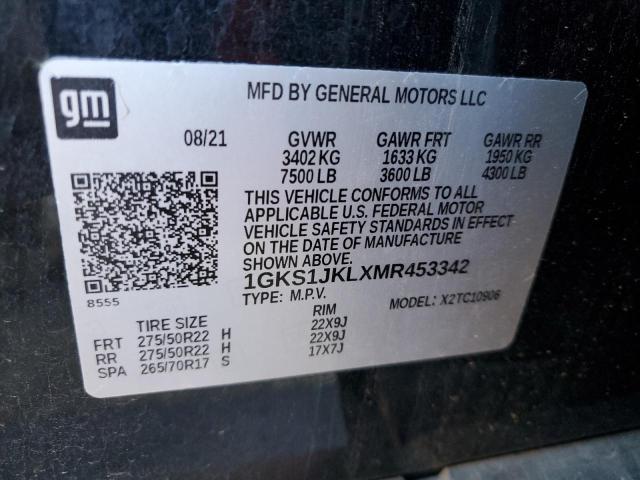 1GKS1JKLXMR453342 GMC YUKON XL DENALI