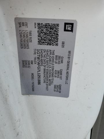 1GTW7AFG7L1251886 GMC Savana G2500