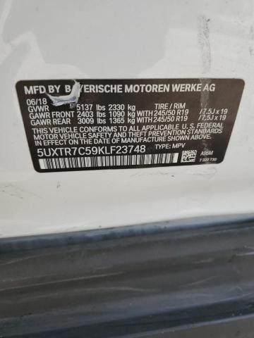 5UXTR7C59KLF23748 BMW X3 Sdrive30i