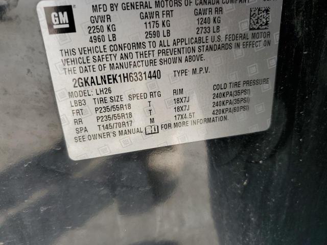 2GKALNEK1H6331440 GMC Terrain Sle