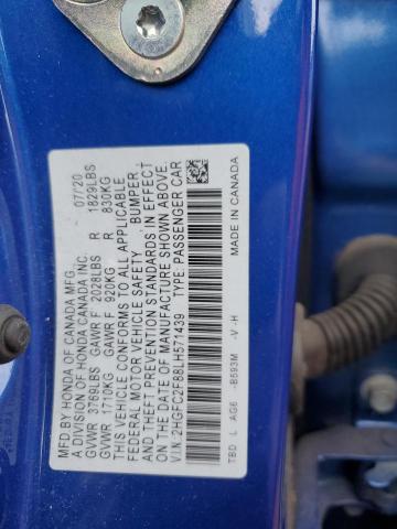 2HGFC2F88LH571439 Honda Civic Sport