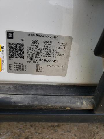 1GKKVSKD6HJ318463 GMC Acadia Limited Slt-2