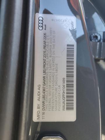 WAUAUGFF0H1041499 Audi A3 PREMIUM