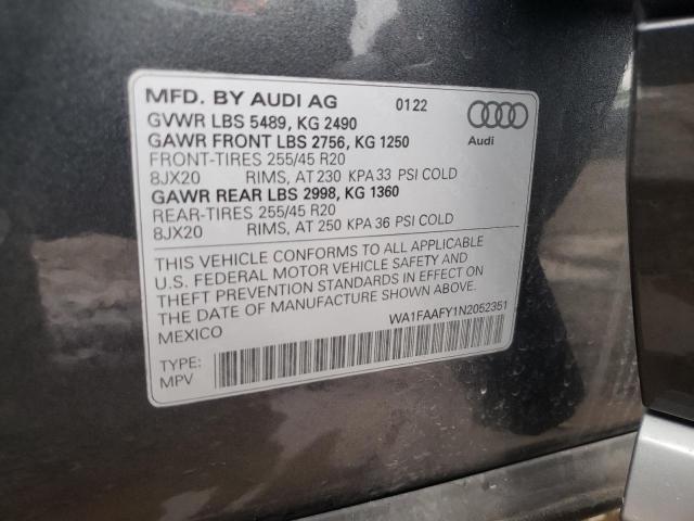 WA1FAAFY1N2052351 Audi Q5 Prestige 45
