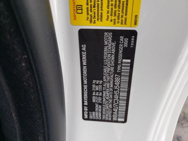 WBA4U7C34H5J54887 BMW 430I